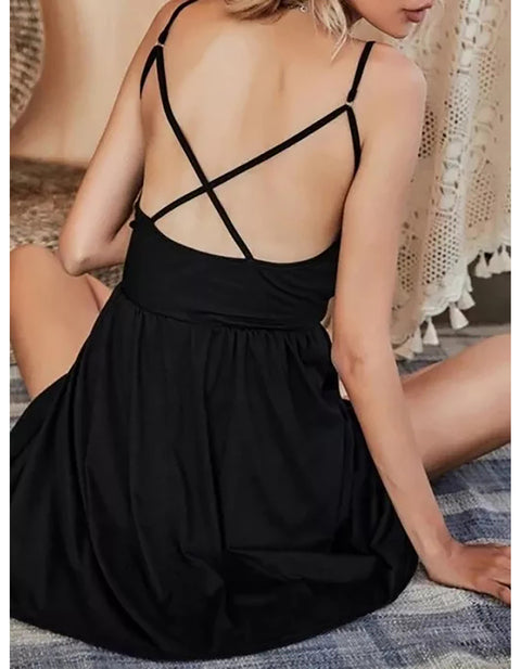 Spaghetti Strap Mini Dresses