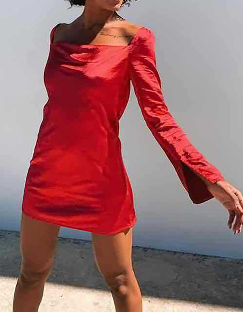 Camila Soft Silky Mini Dress