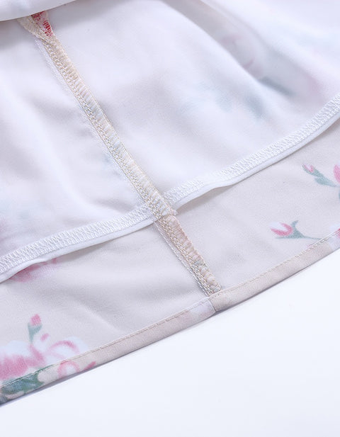 Gianna Open-back Floral Mini Dress