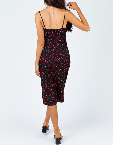 Kelly Floral Midi Dress