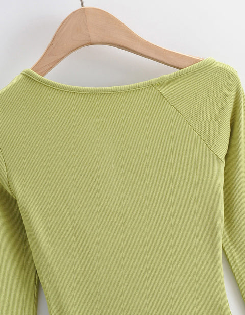 Lauren Asymmetrical-Neckline Mini Dress
