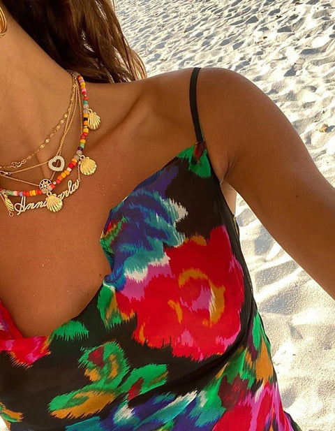 Jasmine Print Maxi Dress