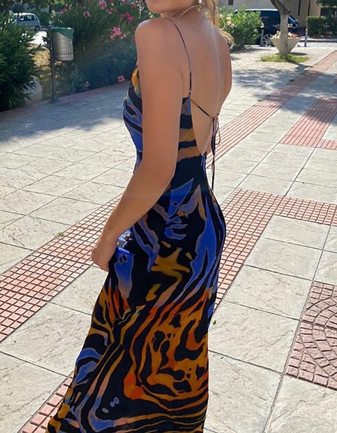 Emma Leopard Print Maxi Dress