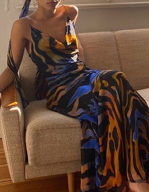 Emma Leopard Print Maxi Dress