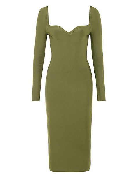 Makayla Bandage Midi Dress