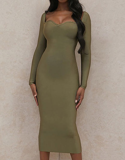 Makayla Bandage Midi Dress