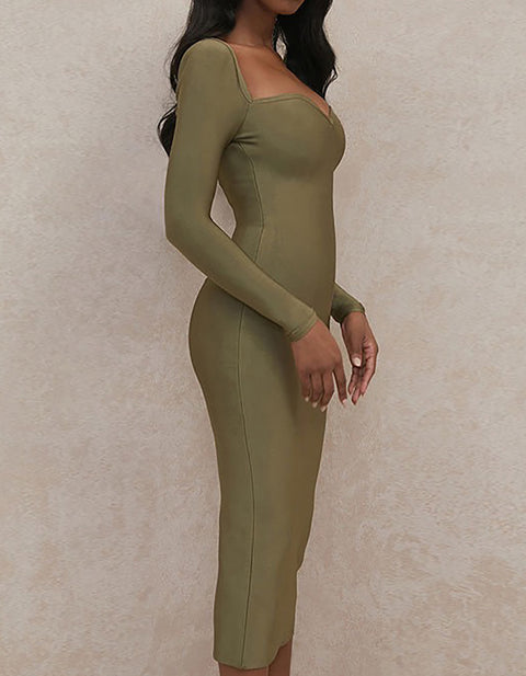Makayla Bandage Midi Dress