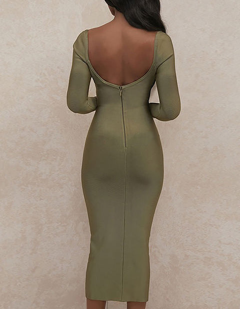 Makayla Bandage Midi Dress