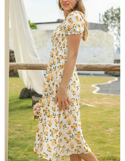 Emma Print Casual Dress