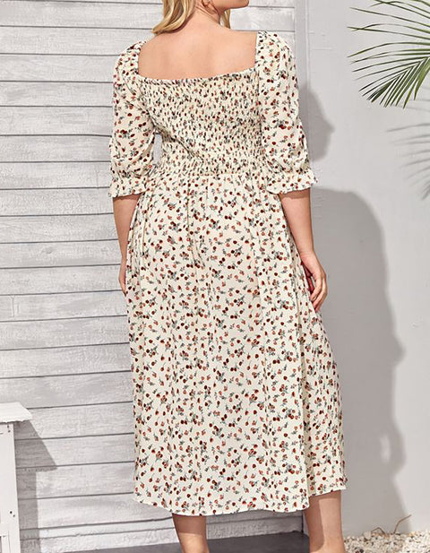 Ashley Loose Floral Dress