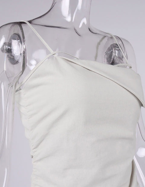 Cosmos Pleating Casual Dress