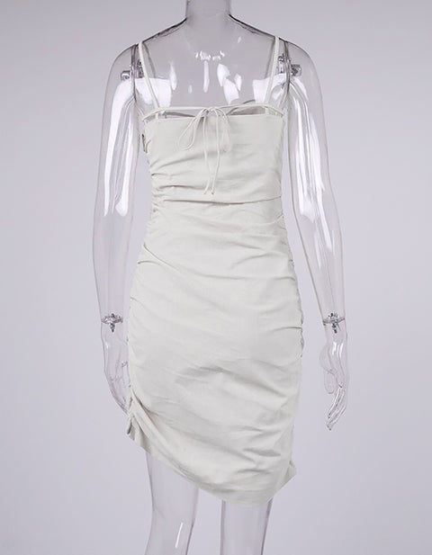 Cosmos Pleating Casual Dress