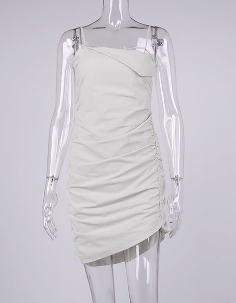 Cosmos Pleating Casual Dress