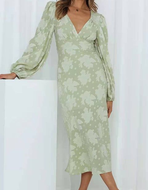 Camellia Floral Midi Dress