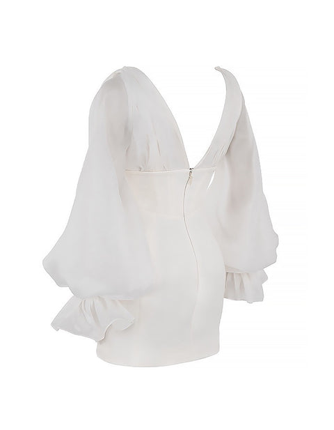 Freesia Flare Sleeve Casual Dress
