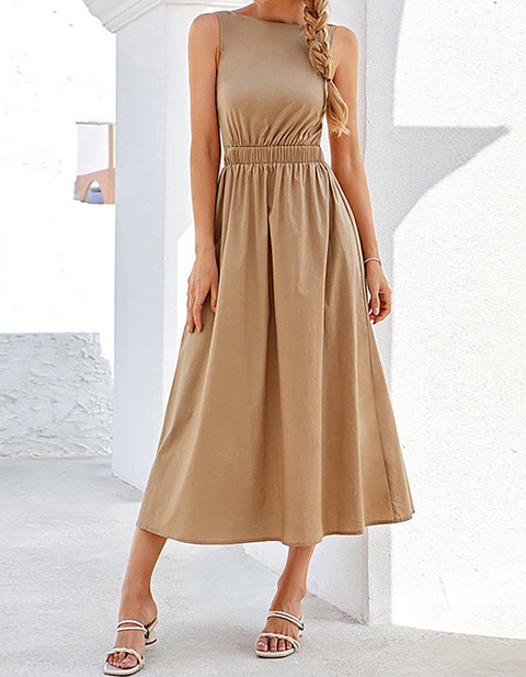 Alwine Sleeveless Casual Dress