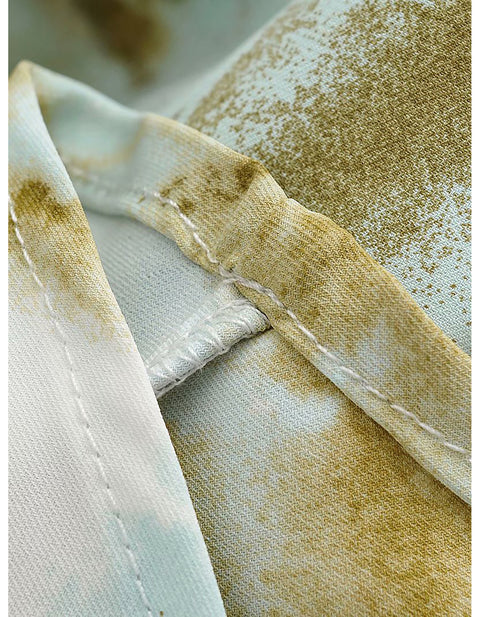 Anneli Halter Stain Effect Dress