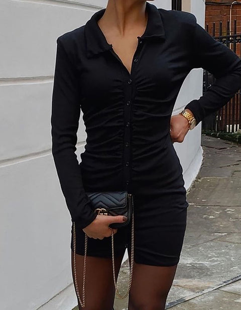 Augusta Shirt Mini Dress