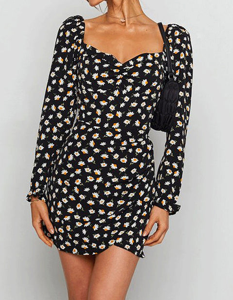 Bettina Flraol Mini Dress