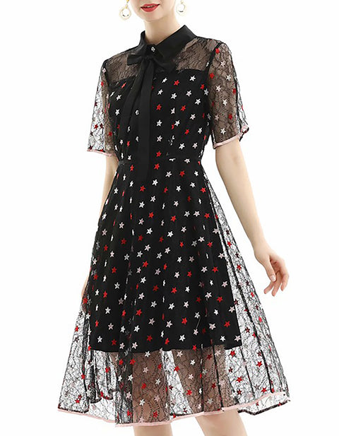 Alyssa Lace Midi Dress