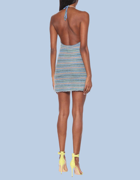 Clara Casual Stripes Mini Dress