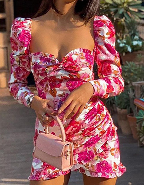 Ella Flower Mini Dress