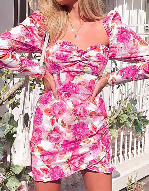 Ella Flower Mini Dress