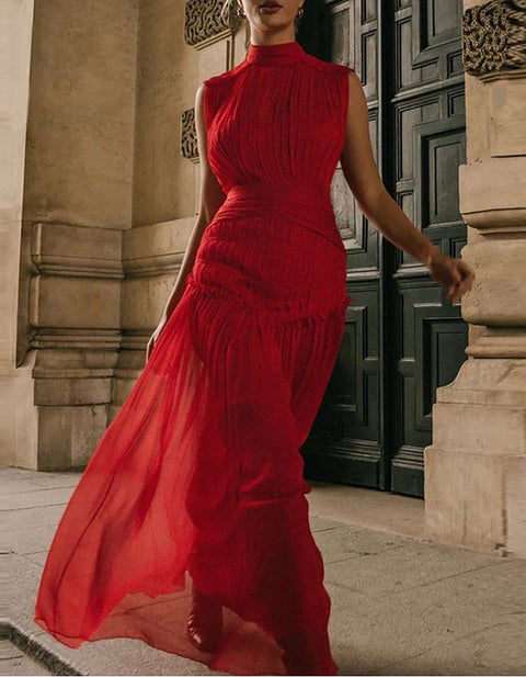 Zoe Chiffon Maxi Dress