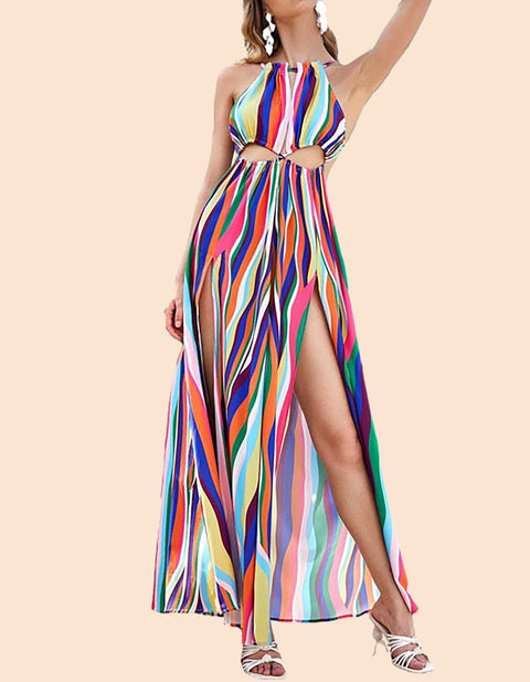 Ruby Casual Hollow Out Maxi Dress