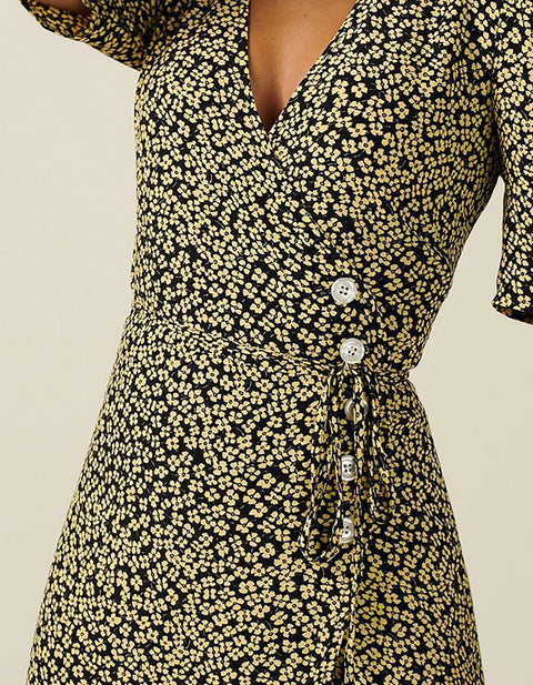 Mia Floral Midi Dress