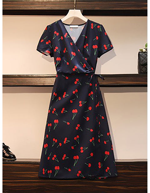 Kyra Fruit Print Dress