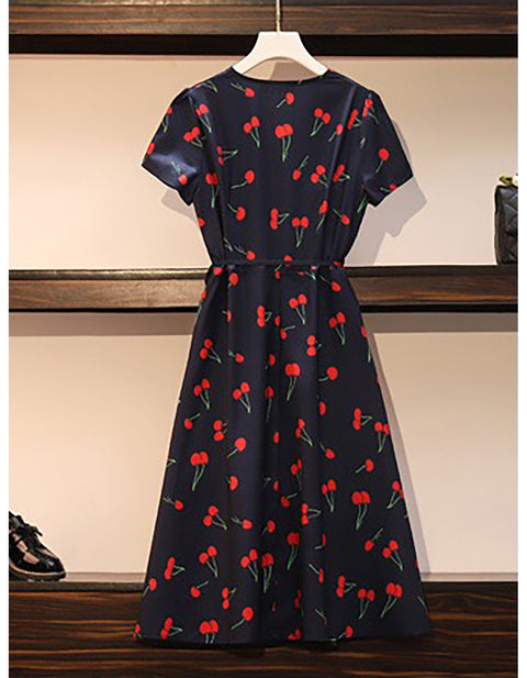 Kyra Fruit Print Dress