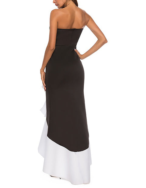 Ruffles Maxi Elegant Dresses