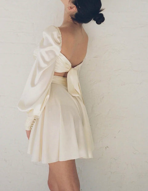 Madelyn Satin Mini Dress