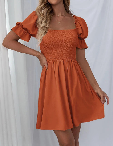 Kylie Solid Casual Dress