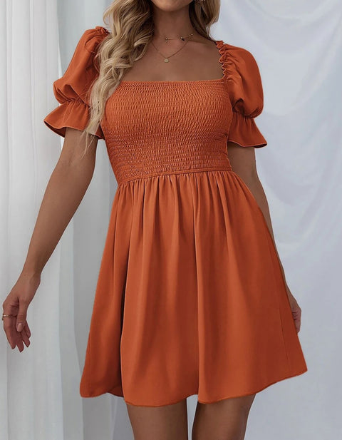 Kylie Solid Casual Dress