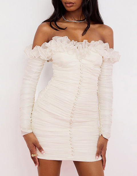 Diana Ruffle Mini Dress