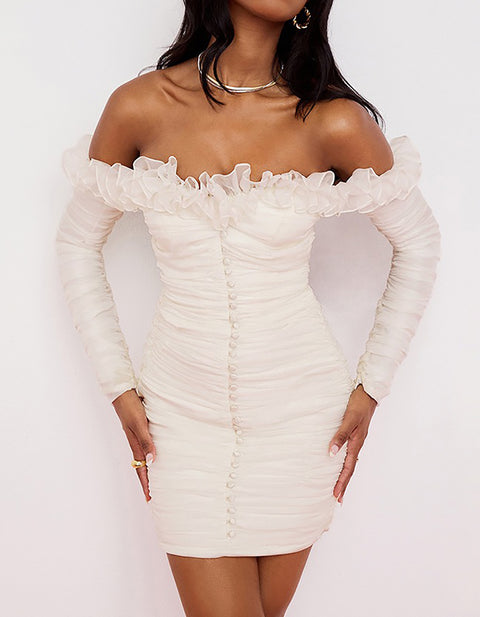 Diana Ruffle Mini Dress