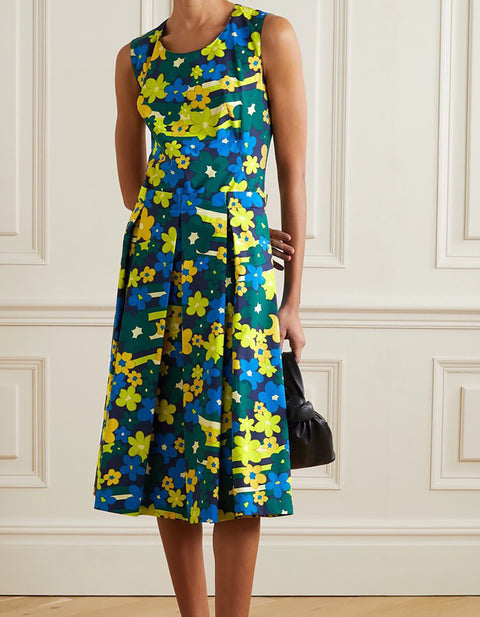 Emma Floral Midi Dress
